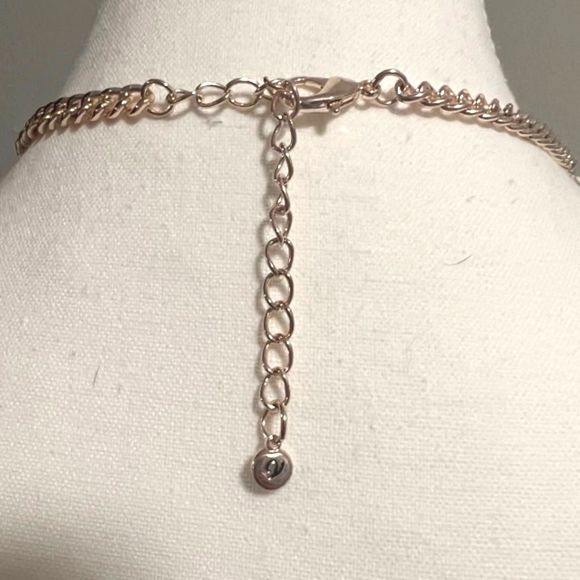 Vida Jewels Rose Gold Tone White Beaded Discs Pendant 24 Inch Statement Necklace - Picture 4 of 7